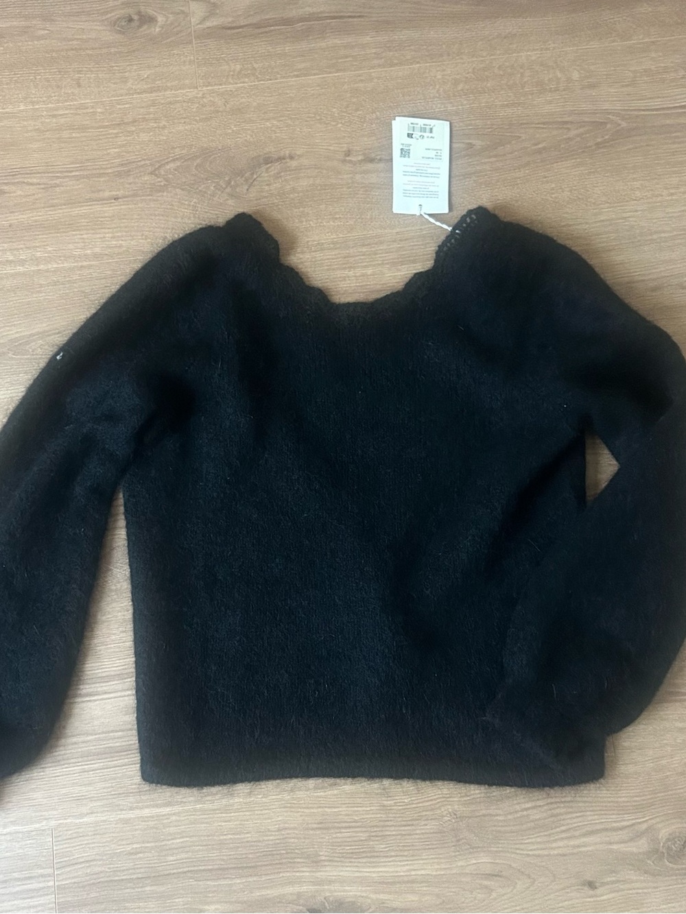 Sezane Marylis Jumper in Noir - Picture 3 of 5